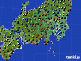 2020年01月04日の関東・甲信地方のアメダス(日照時間)