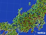 2020年01月04日の北陸地方のアメダス(日照時間)