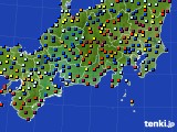 2020年01月04日の東海地方のアメダス(日照時間)