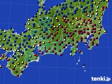 2020年01月05日の東海地方のアメダス(日照時間)