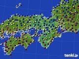 2020年01月05日の近畿地方のアメダス(日照時間)