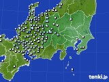 関東・甲信地方のアメダス実況(降水量)(2020年01月07日)