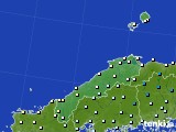 2020年01月07日の島根県のアメダス(気温)