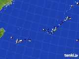 沖縄地方のアメダス実況(風向・風速)(2020年01月07日)