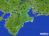 三重県のアメダス実況(日照時間)(2020年01月08日)