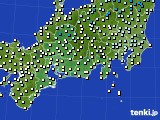 2020年01月08日の東海地方のアメダス(気温)