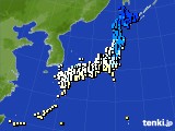 2020年01月08日のアメダス(気温)