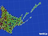 道東のアメダス実況(日照時間)(2020年01月09日)