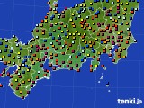 東海地方のアメダス実況(日照時間)(2020年01月10日)