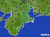 三重県のアメダス実況(日照時間)(2020年01月10日)