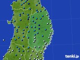 2020年01月11日の岩手県のアメダス(気温)