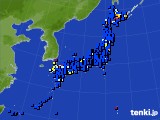 2020年01月12日のアメダス(日照時間)