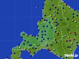 道央のアメダス実況(日照時間)(2020年01月12日)