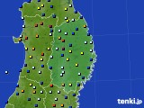 2020年01月13日の岩手県のアメダス(日照時間)