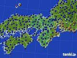 近畿地方のアメダス実況(日照時間)(2020年01月14日)