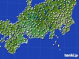 東海地方のアメダス実況(気温)(2020年01月14日)