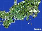 2020年01月14日の東海地方のアメダス(気温)