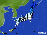 2020年01月14日のアメダス(気温)