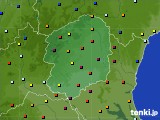 2020年01月15日の栃木県のアメダス(日照時間)