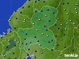 岐阜県のアメダス実況(日照時間)(2020年01月15日)