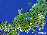 2020年01月15日の北陸地方のアメダス(気温)