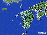 2020年01月15日の九州地方のアメダス(気温)