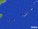沖縄地方のアメダス実況(風向・風速)(2020年01月15日)
