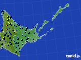 道東のアメダス実況(積雪深)(2020年01月17日)