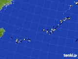沖縄地方のアメダス実況(風向・風速)(2020年01月18日)