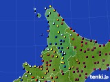 2020年01月19日の道北のアメダス(日照時間)