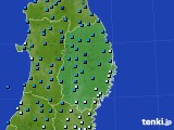2020年01月19日の岩手県のアメダス(気温)
