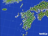 2020年01月20日の九州地方のアメダス(気温)