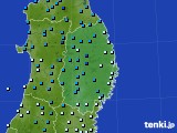 2020年01月20日の岩手県のアメダス(気温)
