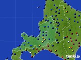 2020年01月21日の道央のアメダス(日照時間)