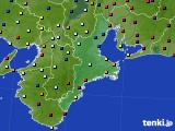 三重県のアメダス実況(日照時間)(2020年01月21日)