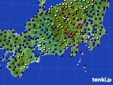 2020年01月22日の東海地方のアメダス(日照時間)