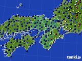 2020年01月22日の近畿地方のアメダス(日照時間)