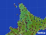 2020年01月23日の道北のアメダス(日照時間)