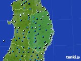 2020年01月23日の岩手県のアメダス(気温)