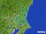 茨城県のアメダス実況(日照時間)(2020年01月24日)