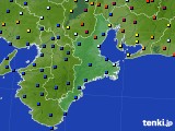 三重県のアメダス実況(日照時間)(2020年01月24日)