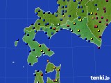 道南のアメダス実況(日照時間)(2020年01月24日)