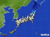 アメダス実況(気温)(2020年01月24日)