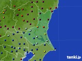 茨城県のアメダス実況(日照時間)(2020年01月25日)