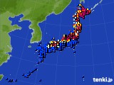 アメダス実況(日照時間)(2020年01月26日)