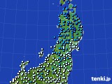 2020年01月26日の東北地方のアメダス(気温)