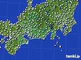 2020年01月26日の東海地方のアメダス(気温)