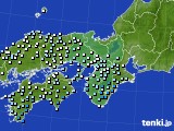 近畿地方のアメダス実況(降水量)(2020年01月27日)