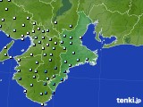 三重県のアメダス実況(降水量)(2020年01月27日)