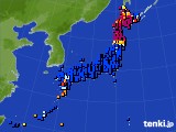 アメダス実況(日照時間)(2020年01月27日)